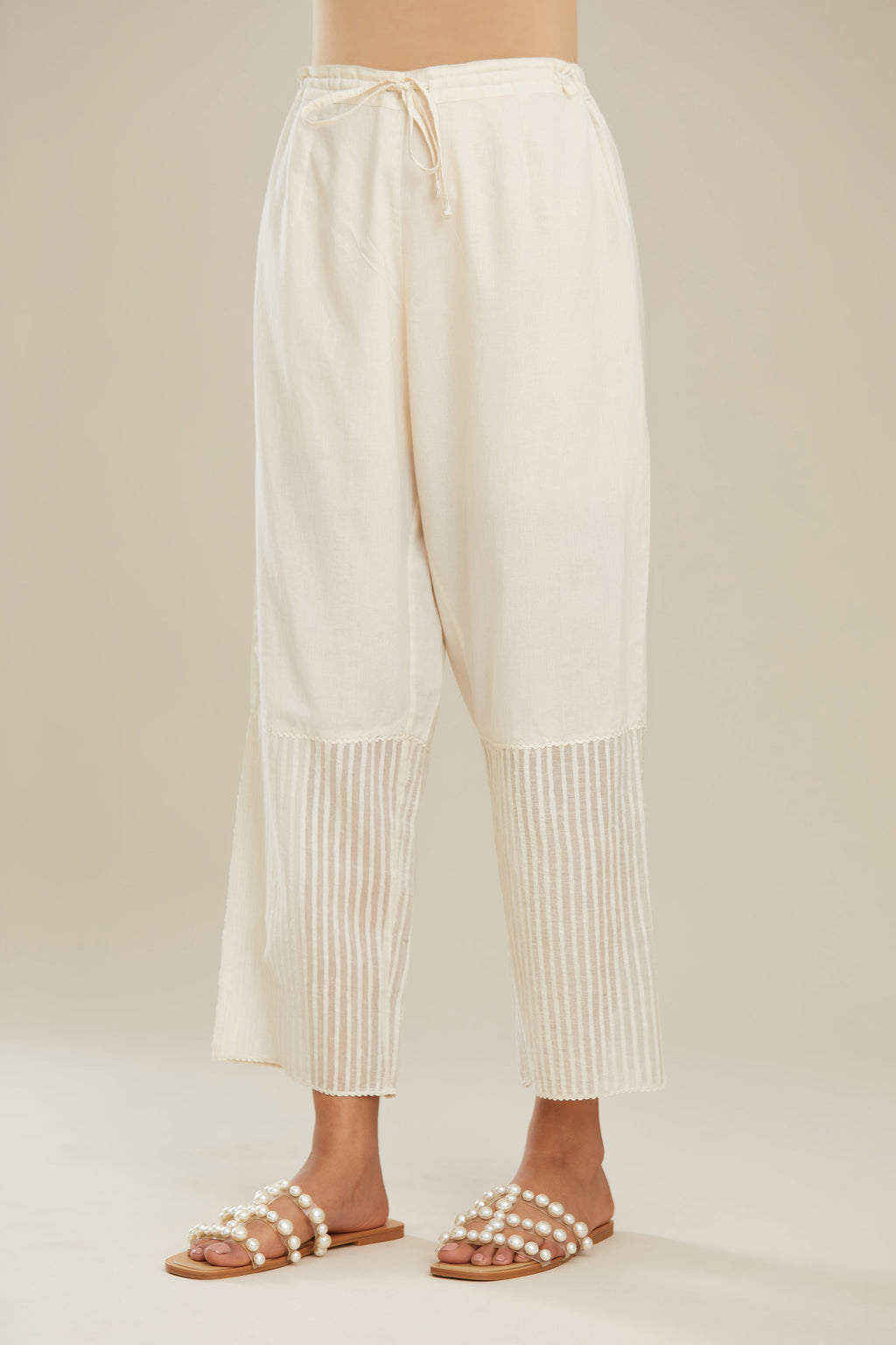 Westbound Plus Size Mid Rise Drawstring Waist Cropped Wide Leg Pants |  Dillard's